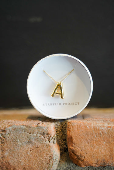 Bubble Letter Necklaces